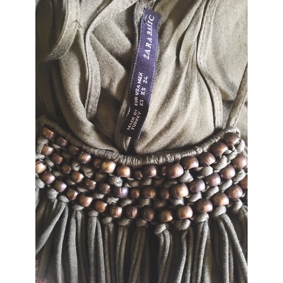 ZARA Fringe Maxi Dress - Picture 6 of 6